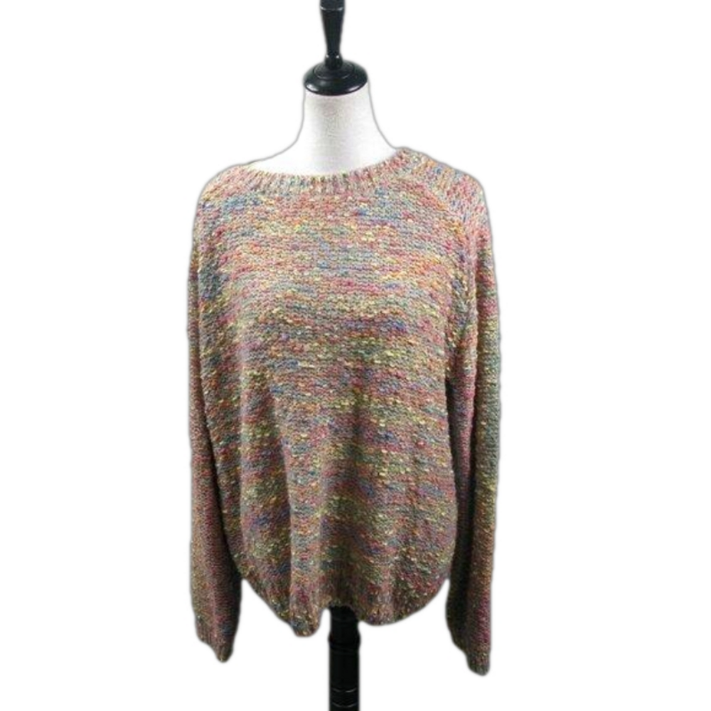 First Love Pastel Confetti Knit Sweater Size 1X
